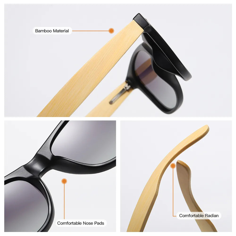 GM Bamboo Sunglasses Polarized