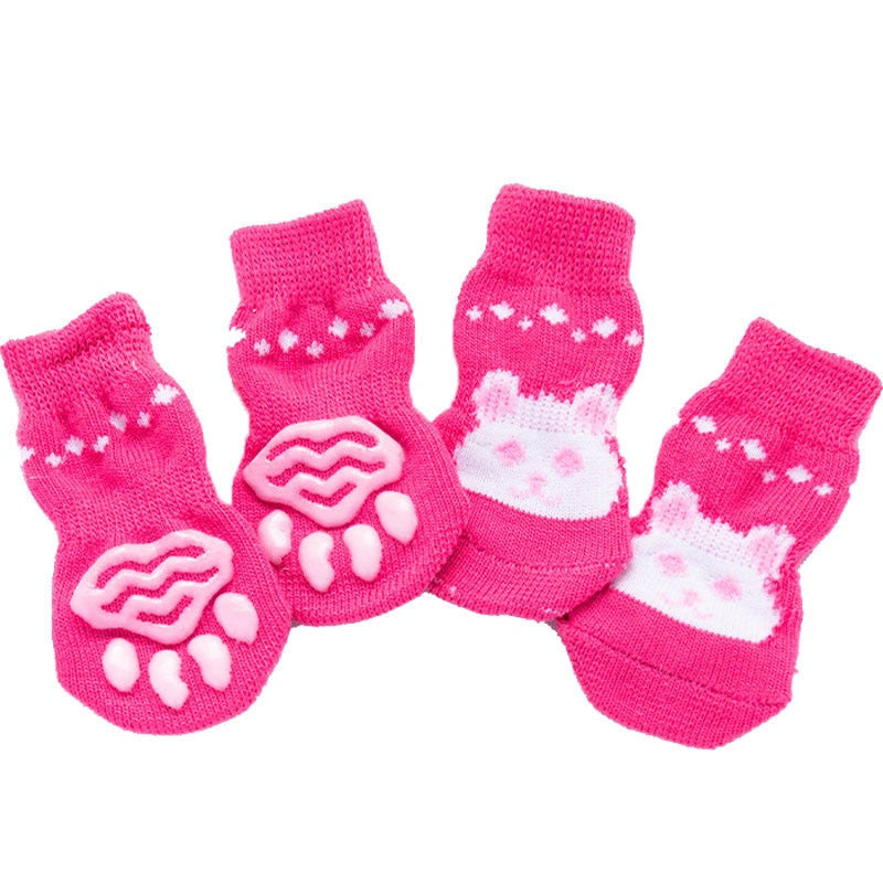 Dog Socks - 4Pc - S/M/L