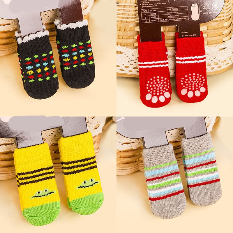 Dog Socks - 4Pc - S/M/L