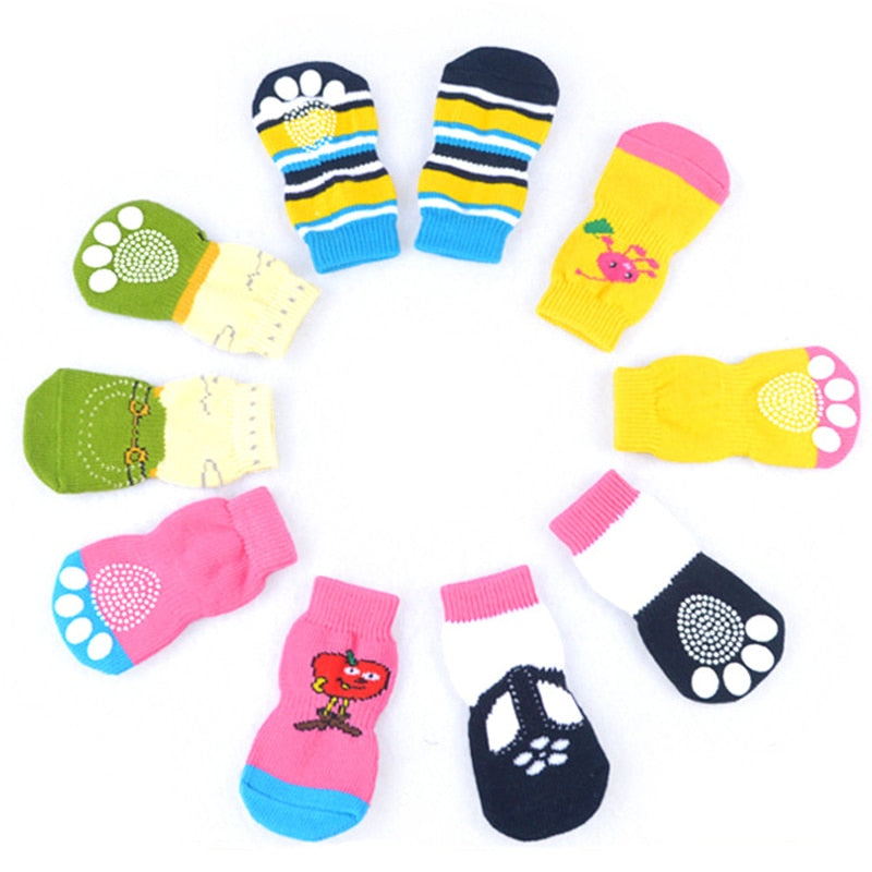 Dog Socks - 4Pc - S/M/L