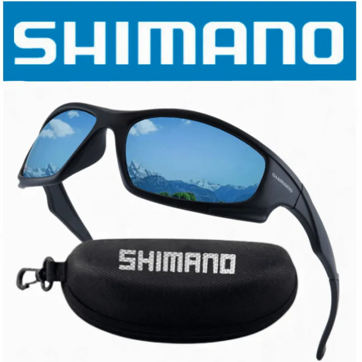 Shimano wrap around fishing glasses