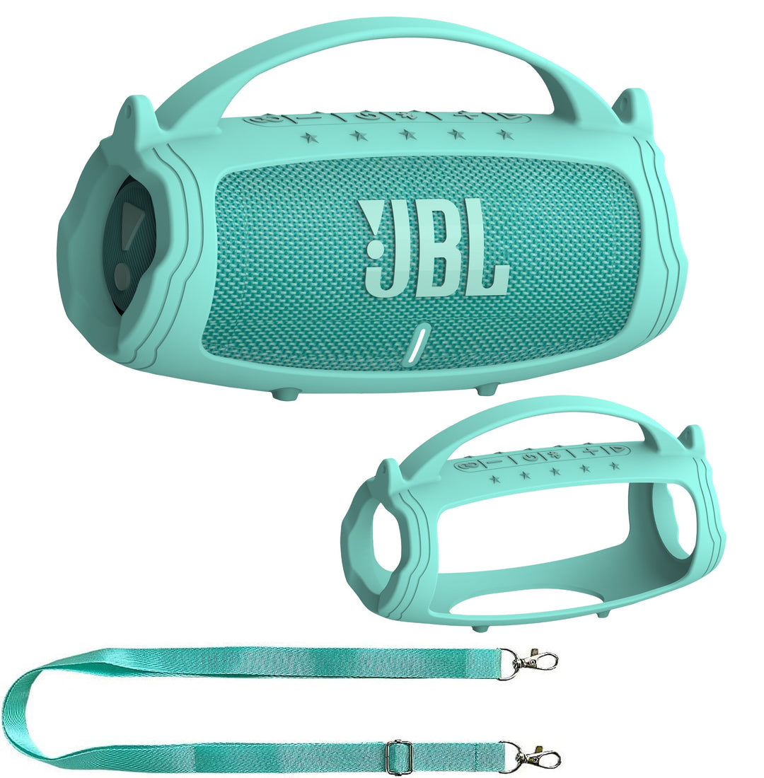 Silicone Protective Cover Case for JBL Charge 5 Portable Bluetooth Speaker(ONLY CASE)