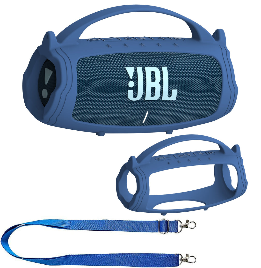 Silicone Protective Cover Case for JBL Charge 5 Portable Bluetooth Speaker(ONLY CASE)