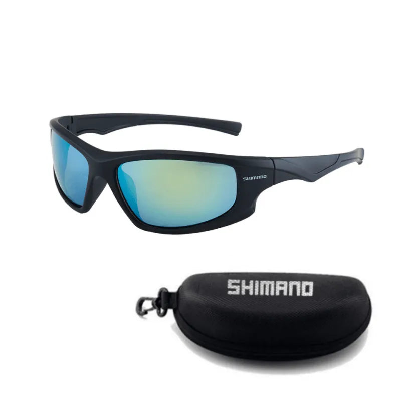 Shimano wrap around fishing glasses