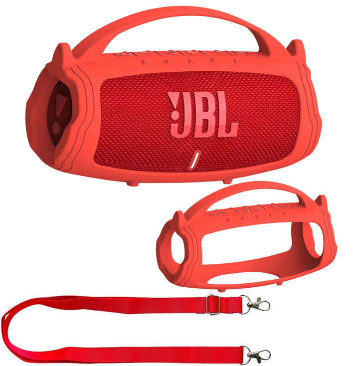 Silicone Protective Cover Case for JBL Charge 5 Portable Bluetooth Speaker(ONLY CASE)