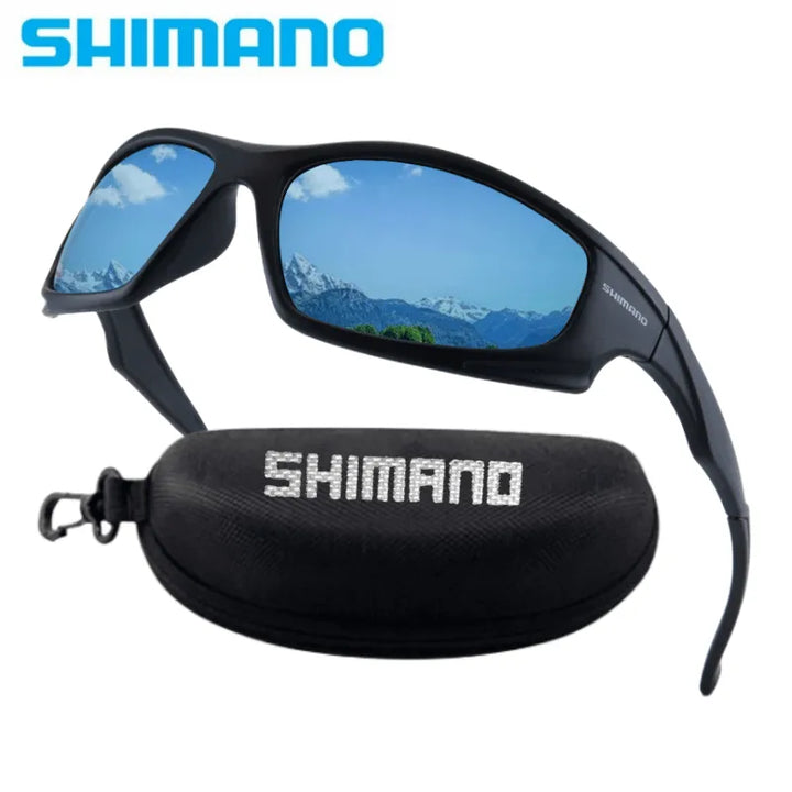 Shimano wrap around fishing glasses