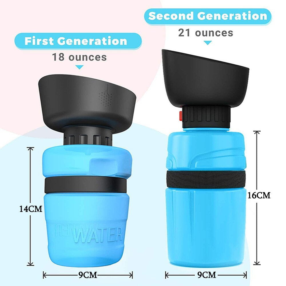 Portable Dog Water Bottle Foldable