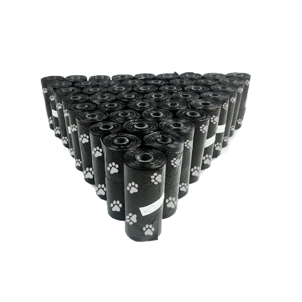 Disposable Dog Waste Bag holder + 5 rolls of 75 bags.