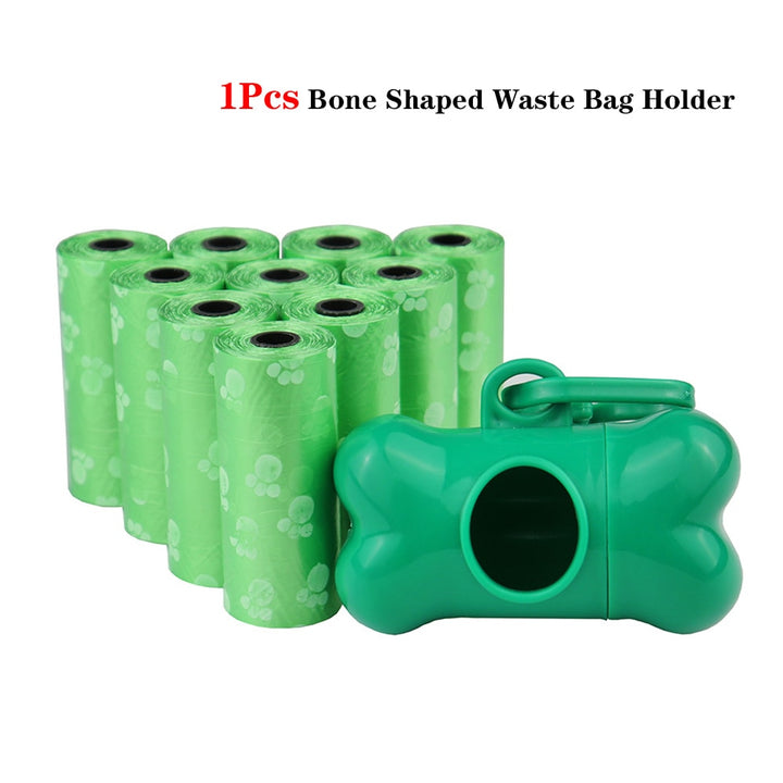 Disposable Dog Waste Bag holder + 5 rolls of 75 bags.