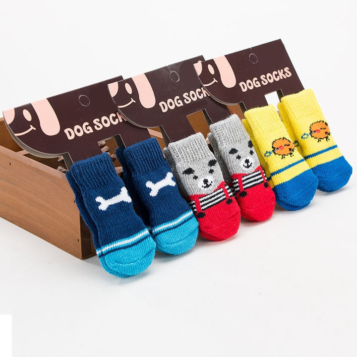 Dog Socks - 4Pc - S/M/L