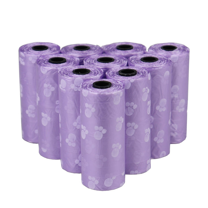 Disposable Dog Waste Bag holder + 5 rolls of 75 bags.