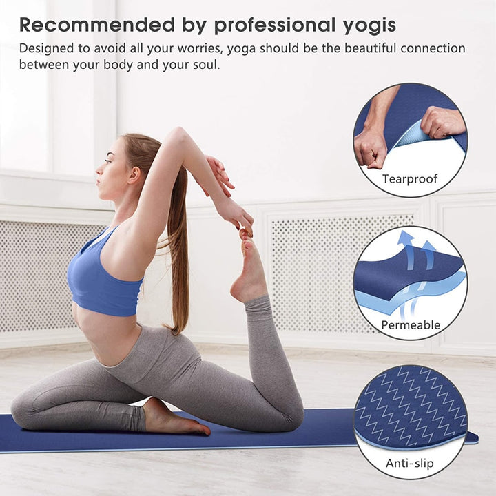 Yoga Mat Non-Slip Double Layer