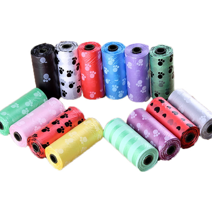 Disposable Dog Waste Bag holder + 5 rolls of 75 bags.