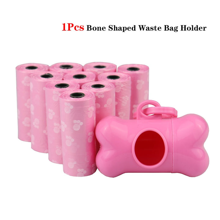 Disposable Dog Waste Bag holder + 5 rolls of 75 bags.