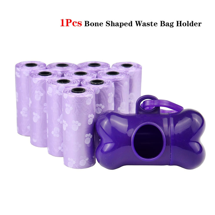 Disposable Dog Waste Bag holder + 5 rolls of 75 bags.