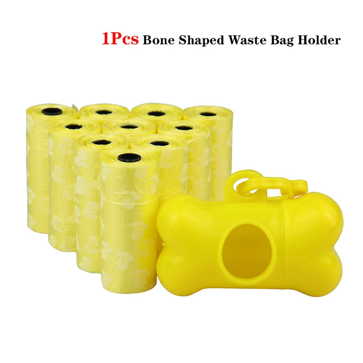 Disposable Dog Waste Bag holder + 5 rolls of 75 bags.