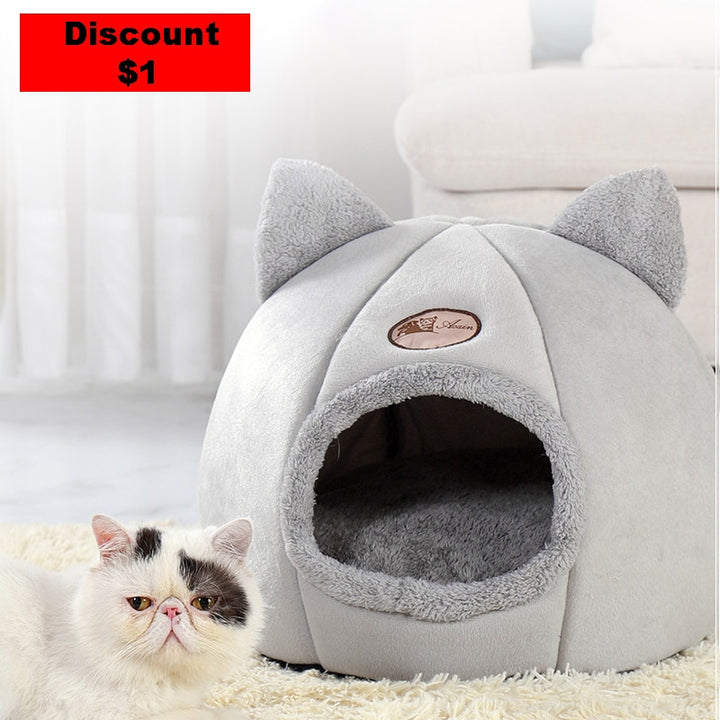 Cozy Cave Indoor Cat Bed