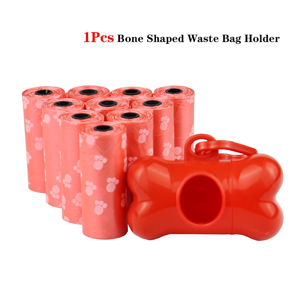 Disposable Dog Waste Bag holder + 5 rolls of 75 bags.