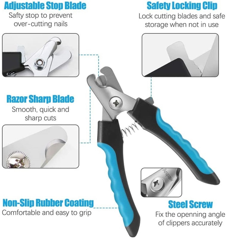 Professional Pet Nail Clipper with Safety Guard