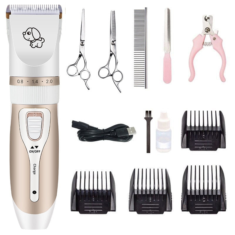 Professional grooming Clippers + nail clippers and scissors set