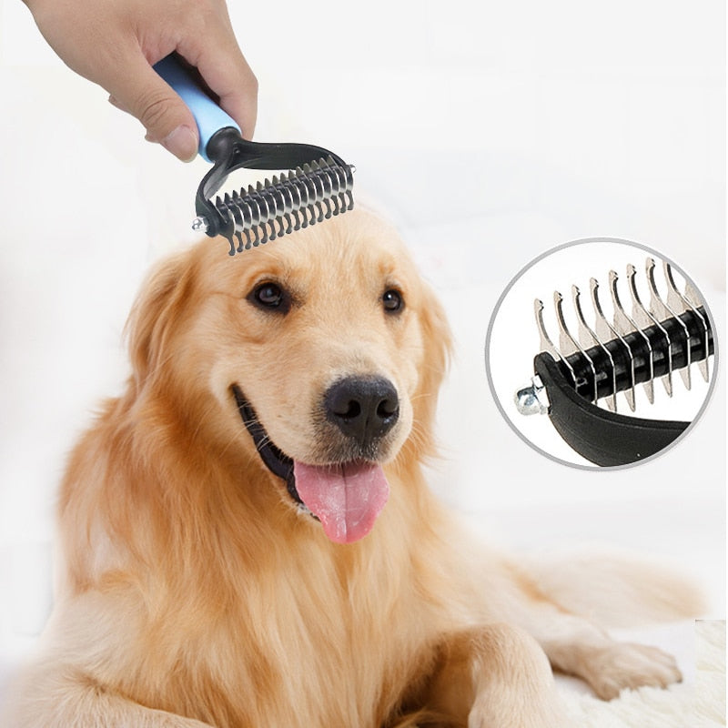 Heavy Duty Brush For Pets With That Thick Winter Coat