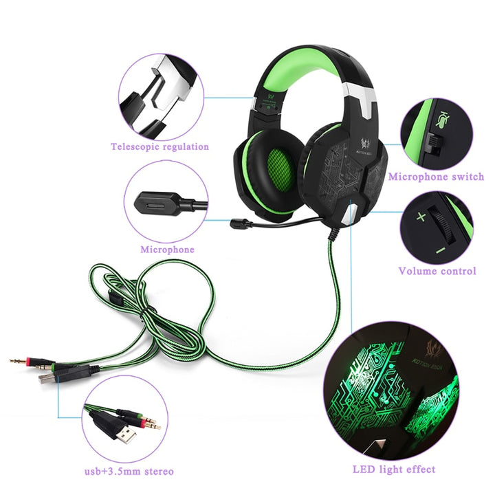 Gaming Headset With Microphone