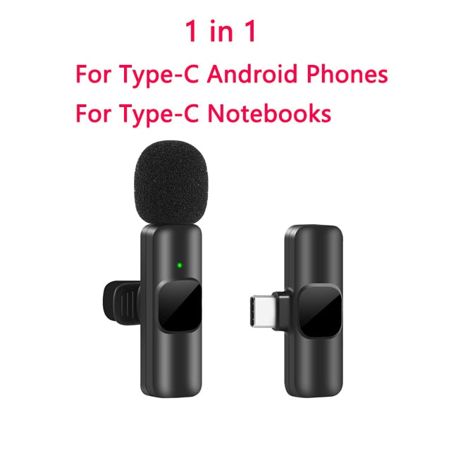 Professional plug-in Mini Mic for iPhone/Android/iPad/iMac/Tablets