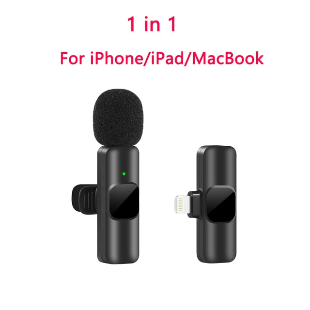 Professional plug-in Mini Mic for iPhone/Android/iPad/iMac/Tablets