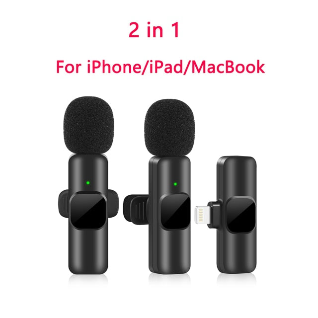 Professional plug-in Mini Mic for iPhone/Android/iPad/iMac/Tablets