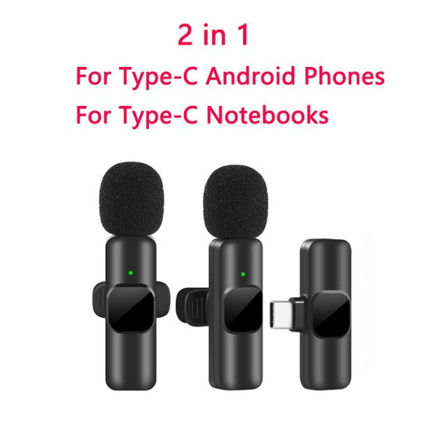 Professional plug-in Mini Mic for iPhone/Android/iPad/iMac/Tablets