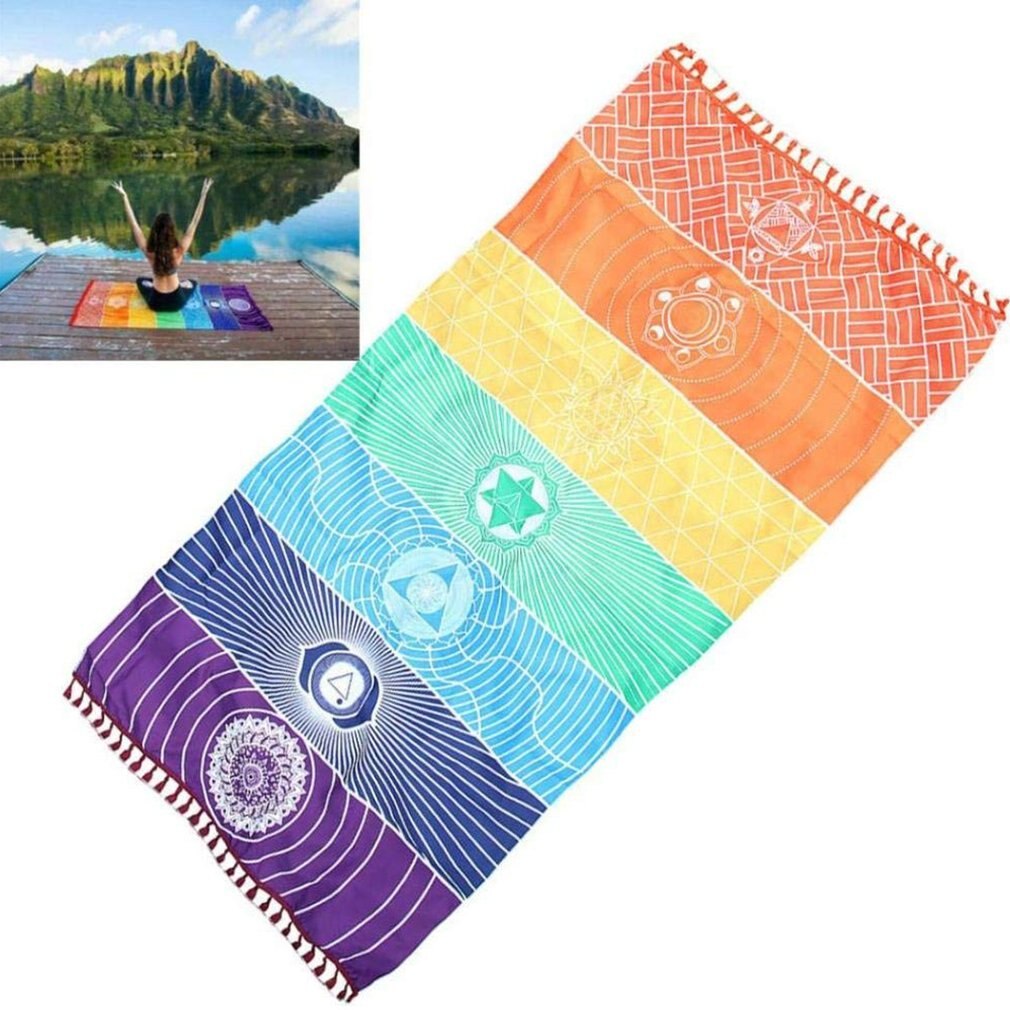 7 Chakra Meditation/Yoga Mat