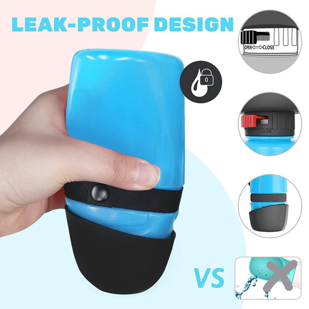 Portable Dog Water Bottle Foldable