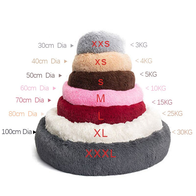 Long Plush Fluffy Pet Bed 