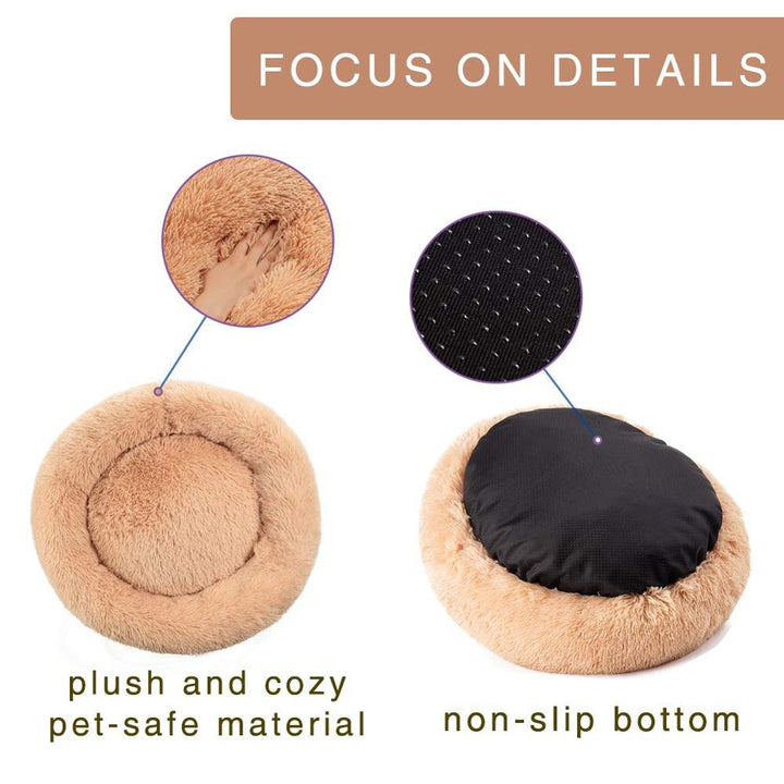 Long Plush Fluffy Pet Bed 