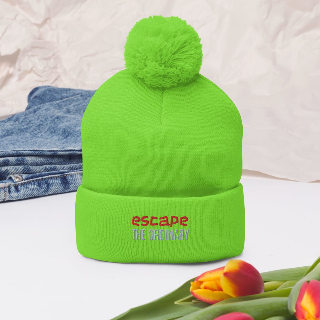 Escape The Ordinary Pom-Pom Beanie