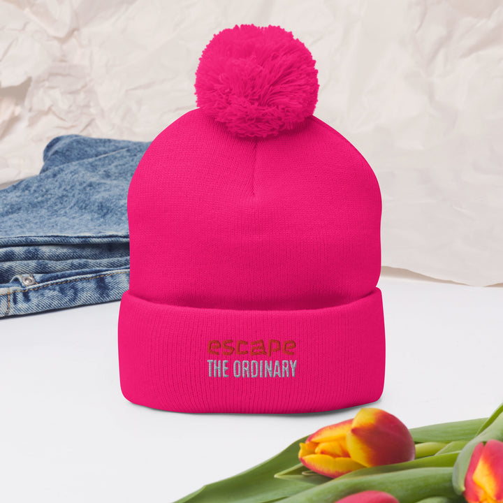 Escape The Ordinary Pom-Pom Beanie